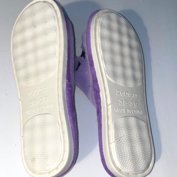 NWOT Halloween Slippers Soft Plush Cozy Open Toe Women Indoor/Outdoor Size 38-39 - Picture 8 of 8